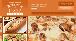 Desktop Screenshot of northhousepizza.com